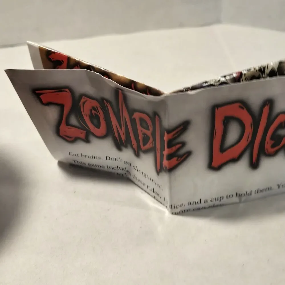 Zombie Dice Game by Steve Jackson Games - Complete (13 Dice, Cup, Rulebook)
